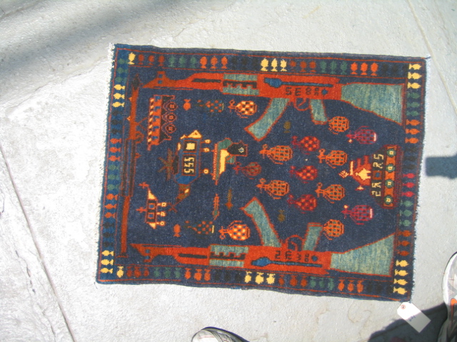 For sale: Afghan War Rug or Conflict Carpet