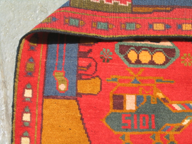 For sale: Afghan War Rug or Conflict Carpet