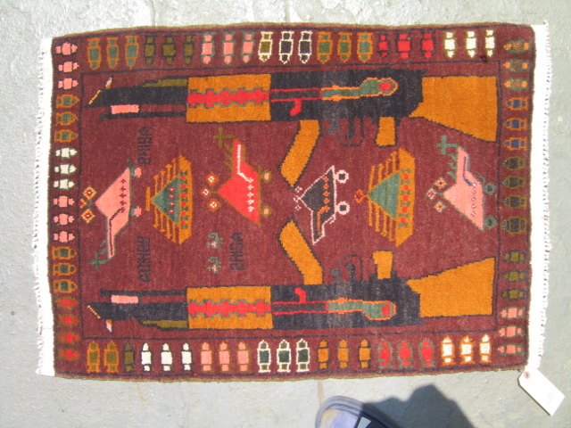 For sale: Afghan War Rug or Conflict Carpet