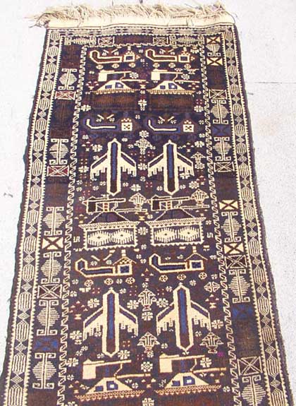 For sale: Afghan War Rug or Conflict Carpet