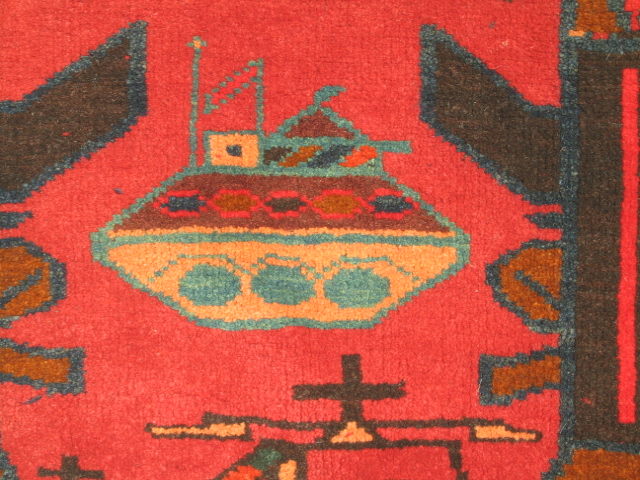 For sale: Afghan War Rug or Conflict Carpet