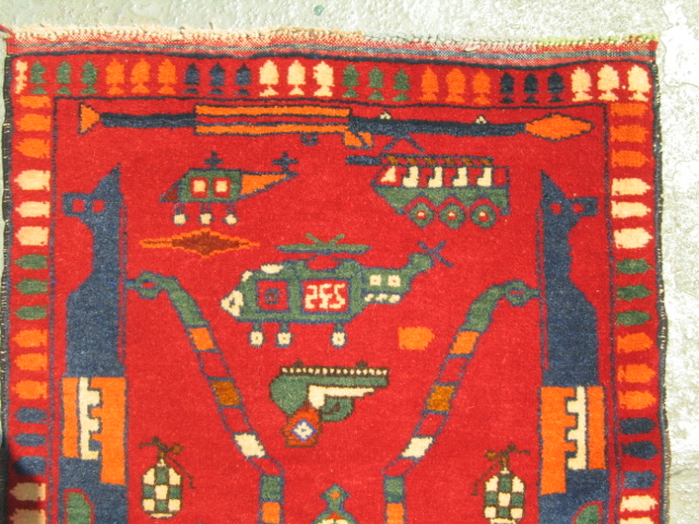 For sale: Afghan War Rug or Conflict Carpet