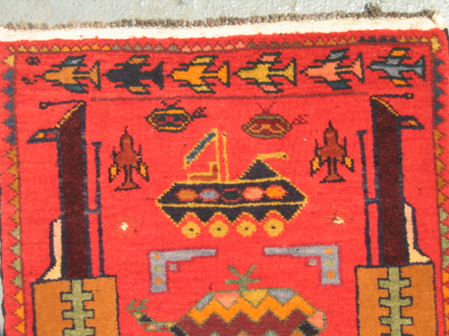 For sale: Afghan War Rug or Conflict Carpet