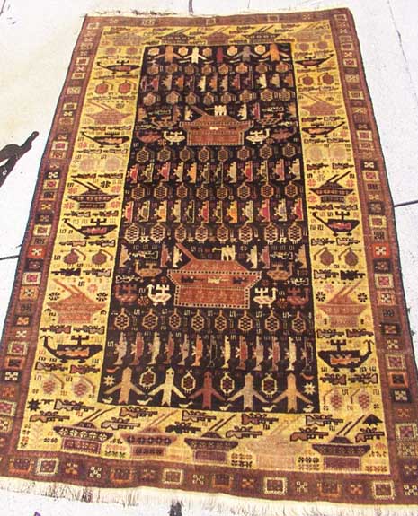 Hand woven carpet from Afhanistan for sale