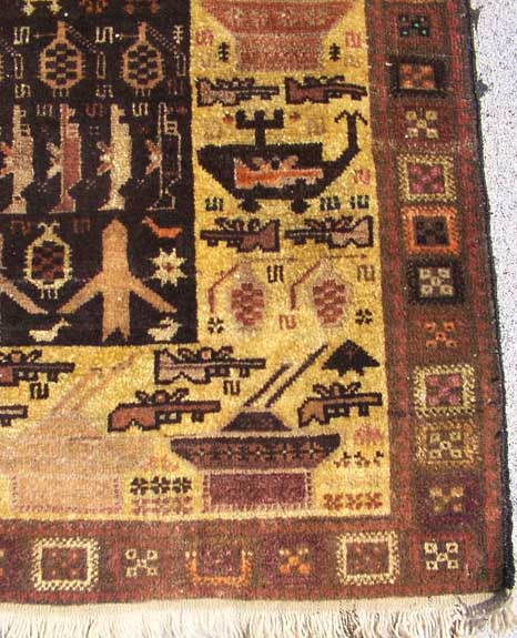 For sale: Afghan War Rug or Conflict Carpet