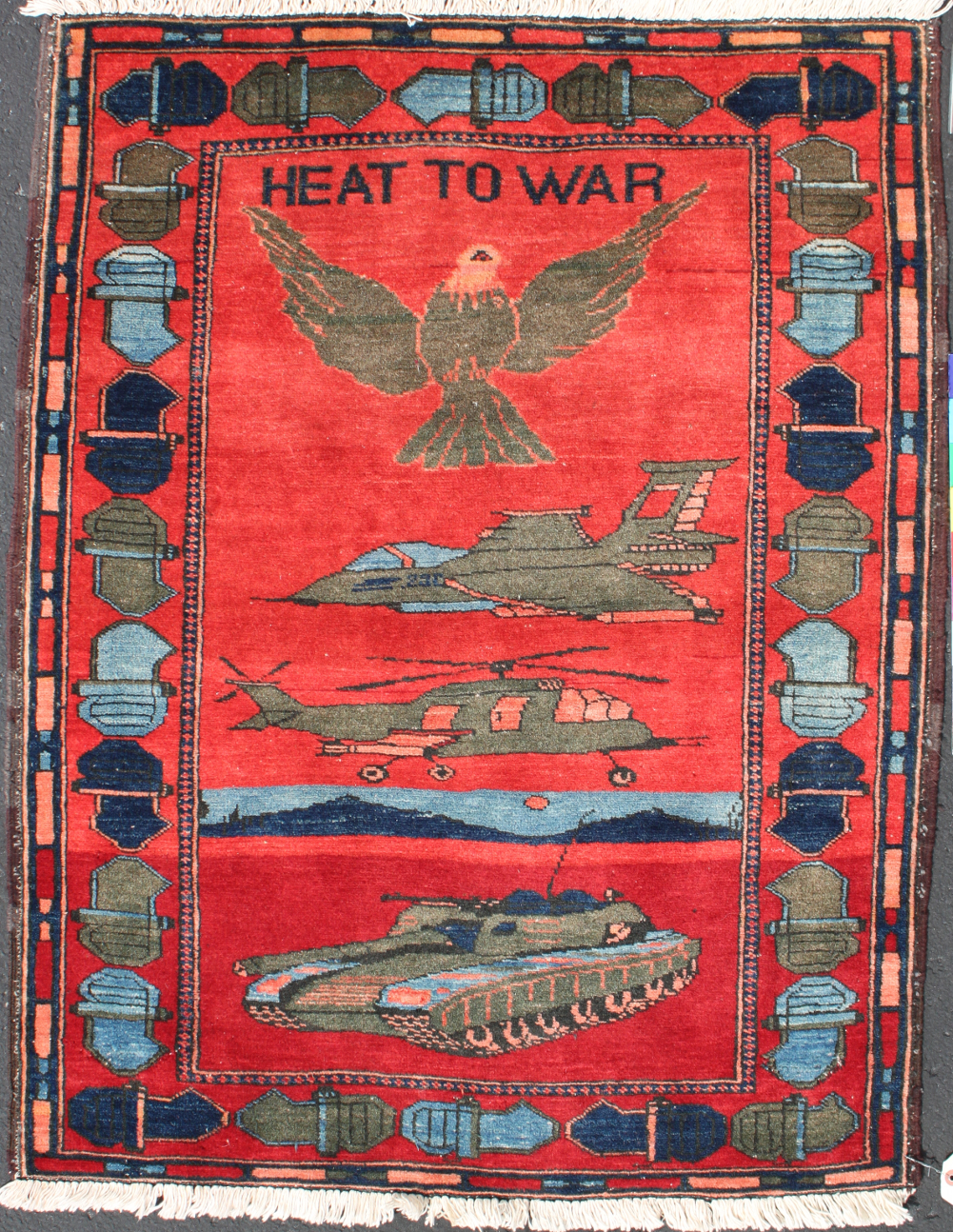 For sale: Afghan War Rug or Conflict Carpet