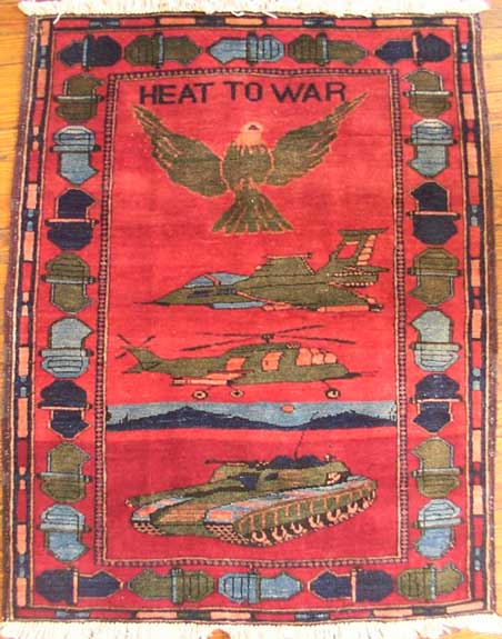 For sale: Afghan War Rug or Conflict Carpet