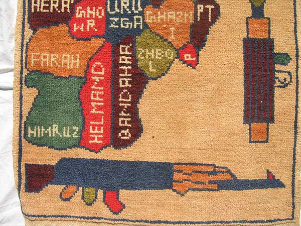 For sale: Afghan War Rug or Conflict Carpet