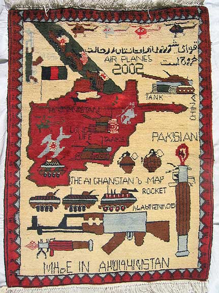 For sale: Afghan War Rug or Conflict Carpet