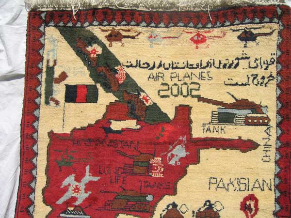 For sale: Afghan War Rug or Conflict Carpet