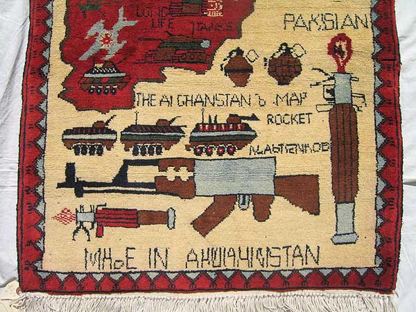 For sale: Afghan War Rug or Conflict Carpet