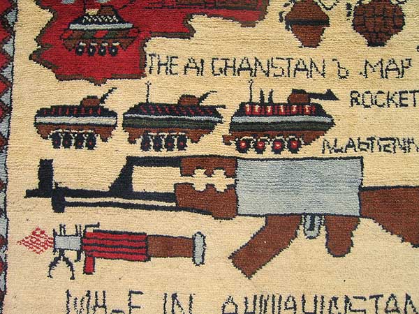 For sale: Afghan War Rug or Conflict Carpet