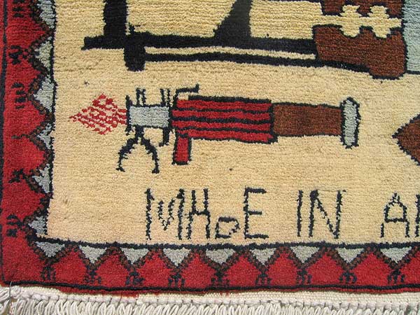 For sale: Afghan War Rug or Conflict Carpet