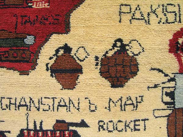 For sale: Afghan War Rug or Conflict Carpet