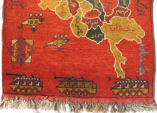 For sale: Afghan War Rug or Conflict Carpet