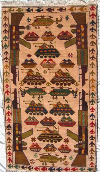 For sale: Afghan War Rug or Conflict Carpet