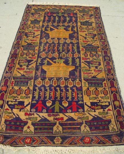 For sale: Afghan War Rug or Conflict Carpet
