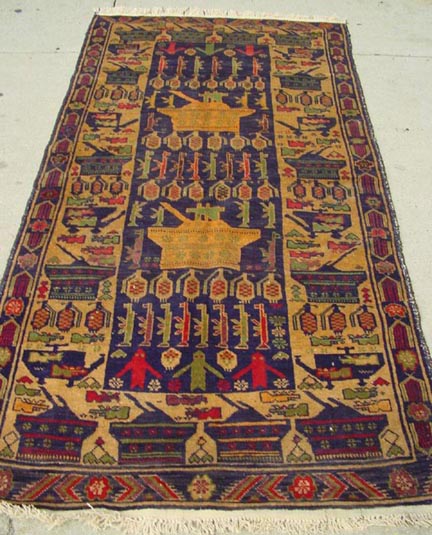 Hand woven carpet from Afhanistan for sale