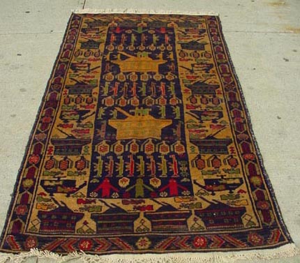 Hand woven carpet from Afhanistan for sale