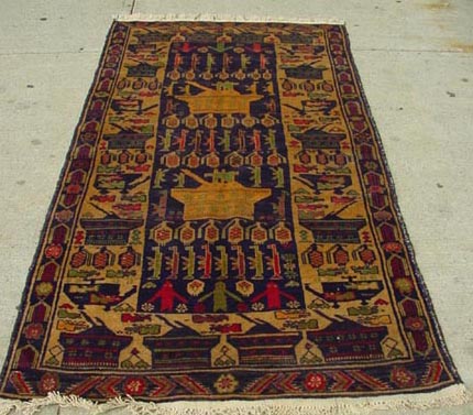 For sale: Afghan War Rug or Conflict Carpet