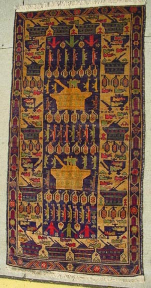 For sale: Afghan War Rug or Conflict Carpet