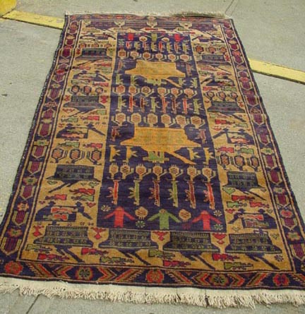 For sale: Afghan War Rug or Conflict Carpet