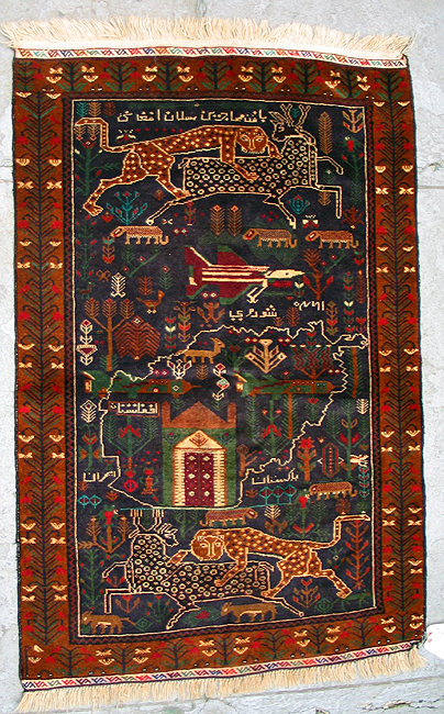 For sale: Afghan War Rug or Conflict Carpet