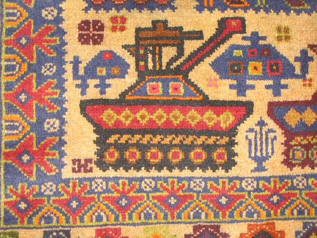 For sale: Afghan War Rug or Conflict Carpet