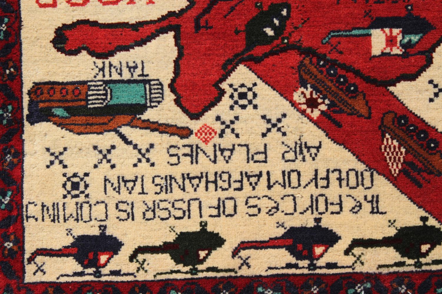 For sale: Afghan War Rug or Conflict Carpet