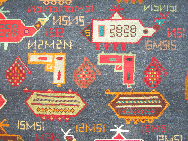 For sale: Afghan War Rug or Conflict Carpet