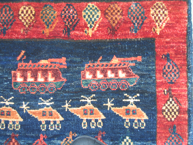 For sale: Afghan War Rug or Conflict Carpet