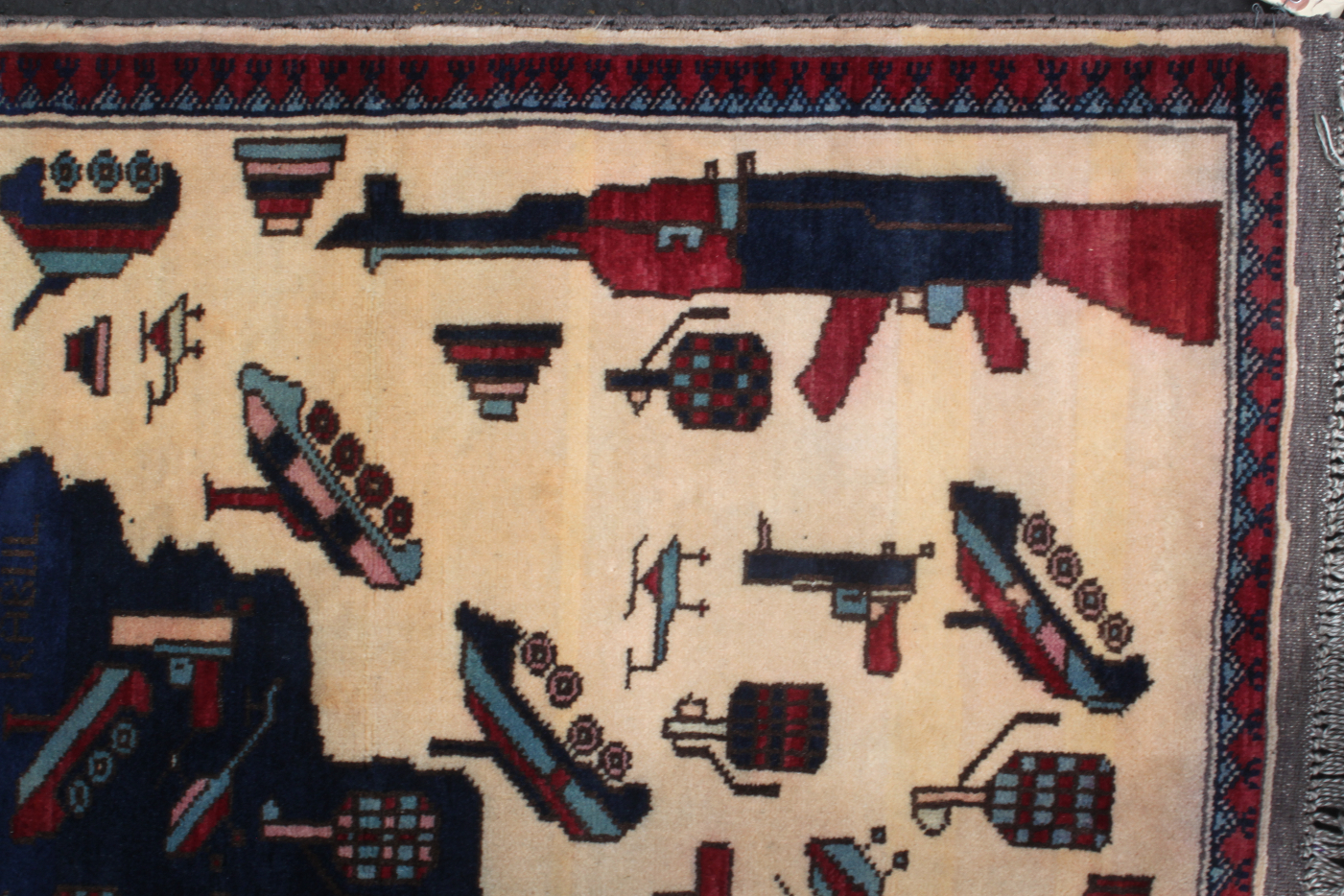 For sale: Afghan War Rug or Conflict Carpet