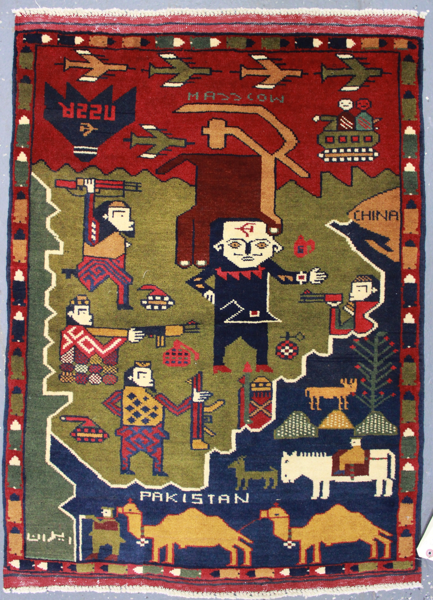 For sale: Afghan War Rug or Conflict Carpet