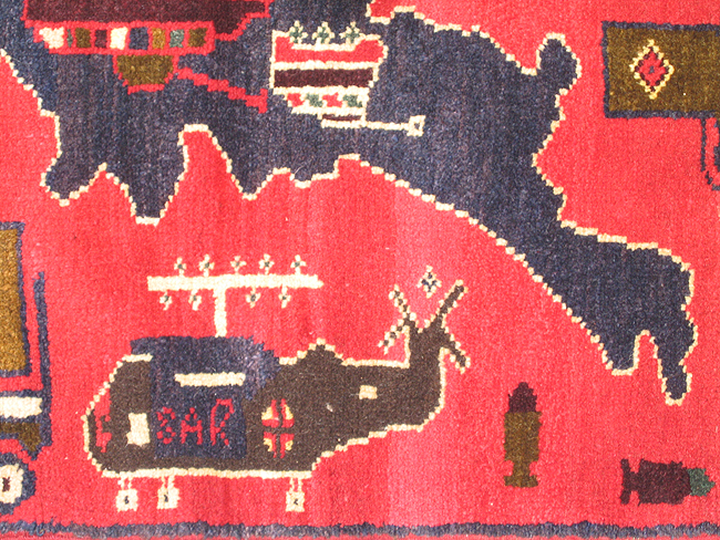 For sale: Afghan War Rug or Conflict Carpet