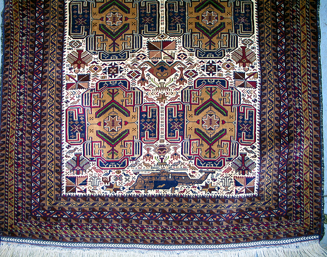 For sale: Afghan War Rug or Conflict Carpet