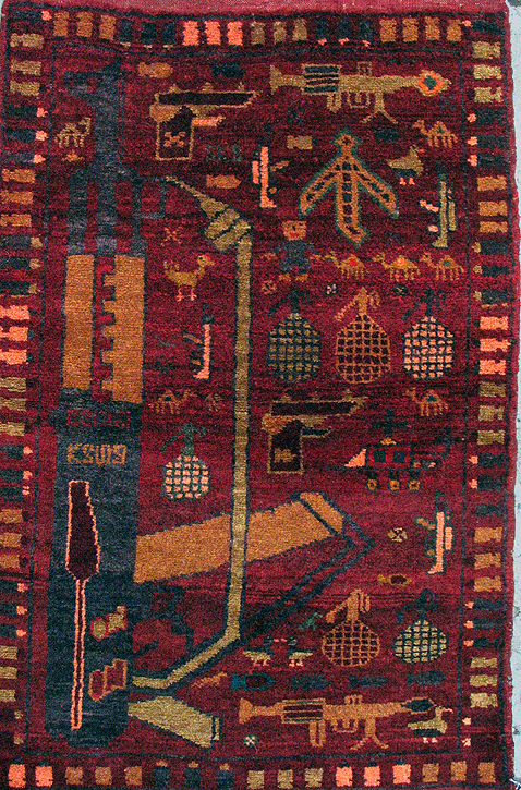 For sale: Afghan War Rug or Conflict Carpet