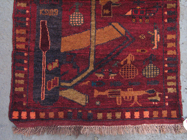 For sale: Afghan War Rug or Conflict Carpet