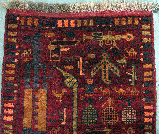 For sale: Afghan War Rug or Conflict Carpet