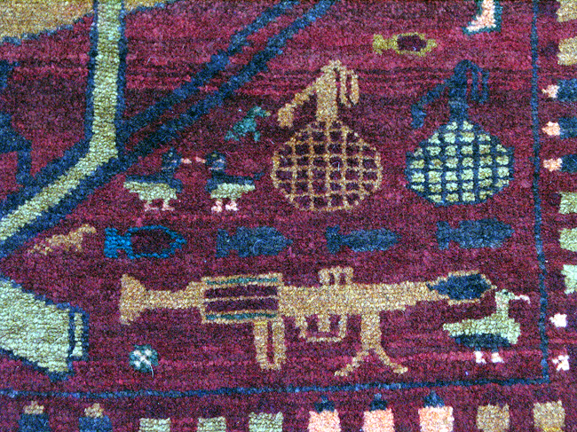 For sale: Afghan War Rug or Conflict Carpet