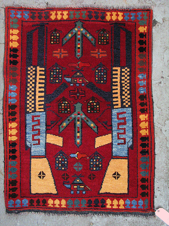 For sale: Afghan War Rug or Conflict Carpet