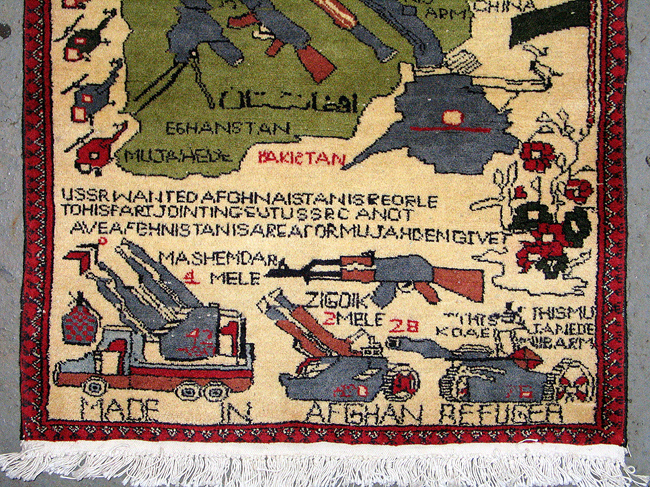 For sale: Afghan War Rug or Conflict Carpet