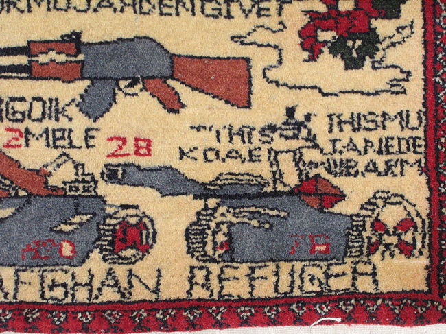 For sale: Afghan War Rug or Conflict Carpet