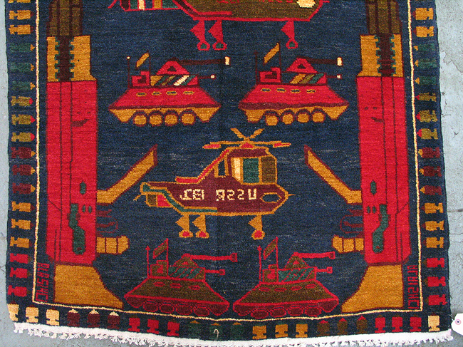 For sale: Afghan War Rug or Conflict Carpet