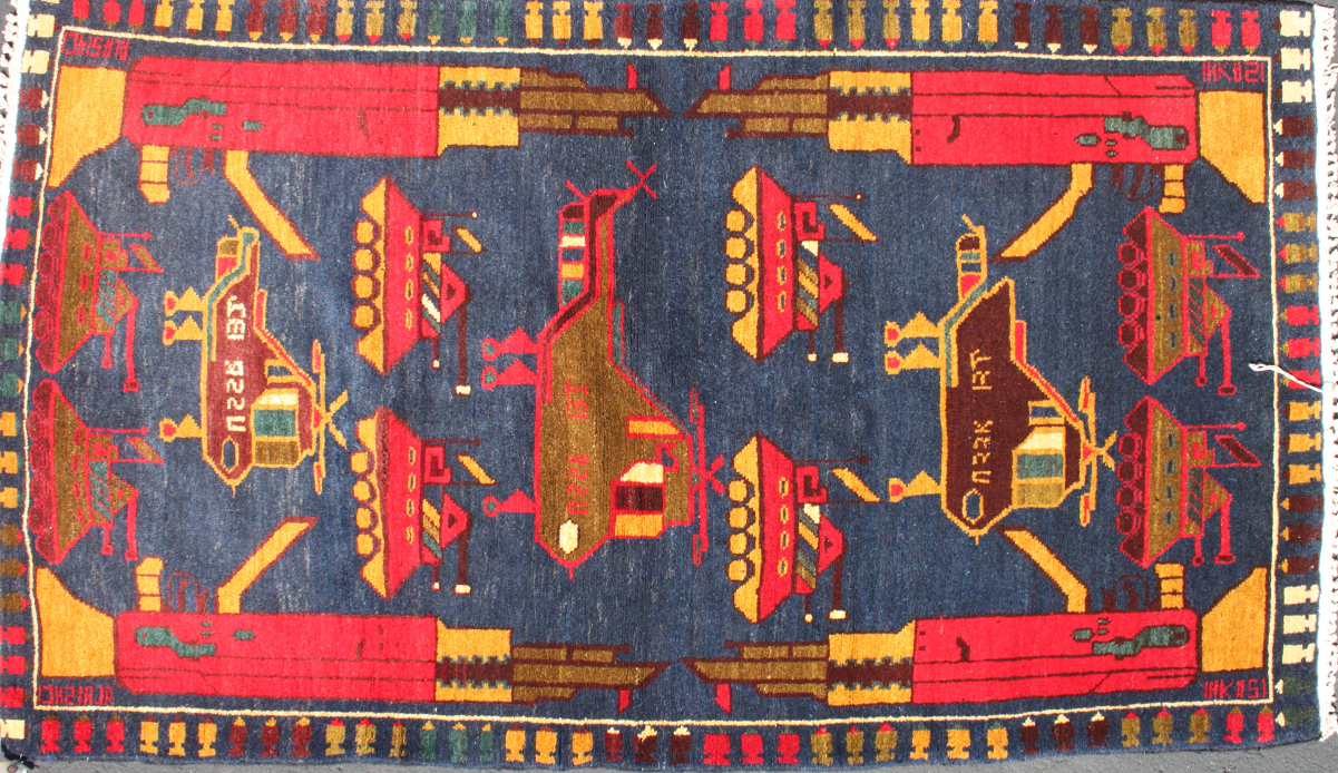 For sale: Afghan War Rug or Conflict Carpet