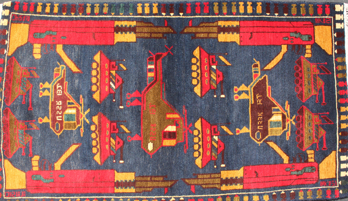 For sale: Afghan War Rug or Conflict Carpet