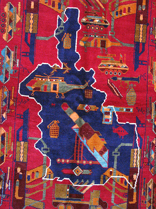 For sale: Afghan War Rug or Conflict Carpet