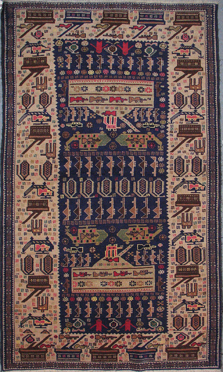 For sale: Afghan War Rug or Conflict Carpet