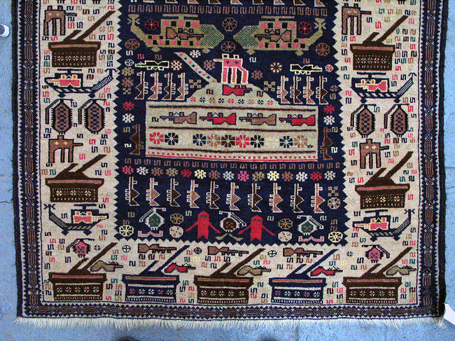 For sale: Afghan War Rug or Conflict Carpet