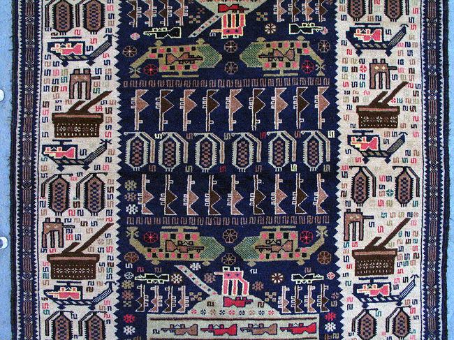 For sale: Afghan War Rug or Conflict Carpet