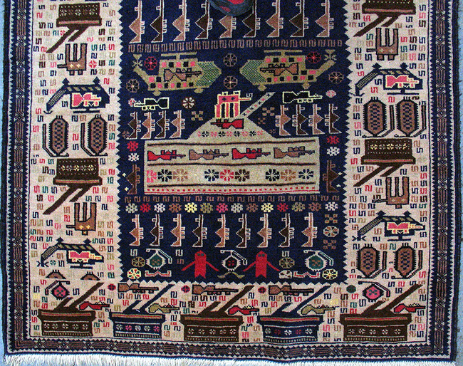 For sale: Afghan War Rug or Conflict Carpet